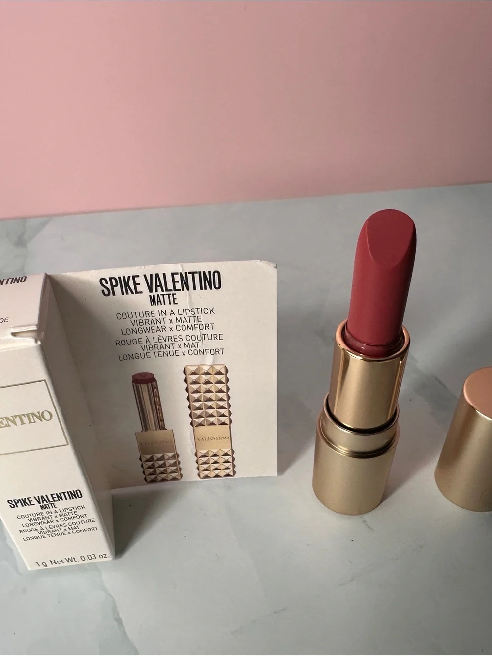 Valentino Matte Lipstick — Rose Mauve